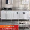 Gabinetes de Cocina Simples para Alquilar Gabinetes de Cocina de Acero Inoxidable Gabinete para Fregadero Gabinete para Estufa de Cocina Montaje Integrado Económico