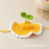 Sombrero para Mascotas Gato Perro Sombrero Tejido a Mano Accesorio de Disfraz Adorno para la Cabeza Divertido Sombrero de Lana Hecho a Mano Accesorios