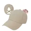 Boné de beisebol estilo rabo de cavalo alto, moderno e versátil, confortável e ajustado. Com um design de malha impermeável e respirável, é adequado para várias atividades ao ar livre, como corrida, exercícios, ciclismo, etc.. Disponível em várias cores.