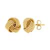 Pendientes de mujer de moda creativa con bola de lana personalizada de venta caliente transfronteriza europea y americana con baño de oro real de latón