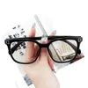 Armazón de Gafas con Remaches en Forma de D Cuadrada para Hombres y Mujeres, Adecuado para Gafas de Prescripción, Efecto Adelgazante para Rostros Ovalados