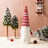 Set Decorativo de Botellas de Vino Navideño Estilo Europeo y Americano Lana Tejida con Clavos para el Anciano de Barba Larga Gorro para Botella de Vino Vestido para el Hogar