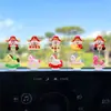 Fofos Enfeites de Carro do Deus da Riqueza do Ano do Cavalo, Enfeites para Painel de Carro e Tela de Computador, Itens de Decoração Interior para Veículos Elétricos
