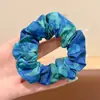Scrunchie de cetim plissado estilo coreano para mulheres, novo modelo 2026, alta elasticidade, prendedor de cabelo durável, faixa de cabelo, acessório de cabelo elástico