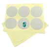 Pegatinas personalizadas en relieve incoloro de 5 cm, redondas, cóncavas y convexas, con logotipo estéreo, venta al por mayor