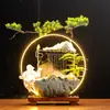 Fonte de água circulante Zen chinesa decoração da sorte sala de estar escritório mesa umidificador de atomização presente de inauguração