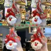 Llavero de Regalo de Navidad Nochebuena Árbol de Navidad de Lana Colgante de Pareja Hombres y Mujeres Cumpleaños Colgante Pequeño Regalo Mujeres