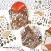 Stickers de Paisaje Infeel.Me Serie Temática de Negocios de Hoy Decoración Divertida para Diario de Ocio Pegatinas de Escena DIY
