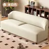 Sofá pequeno de luxo leve para apartamento, sala de estar, quarto de casa, área de descanso de loja de roupas, sofá reto vintage de dois ou três lugares
