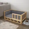 Caseta para Perros Cama para Perros Teddy Golden Retriever Perro Precio Especial Mascota Cama de Madera Maciza Perro y Gato Grande, Mediano y Pequeño Calidez Invernal