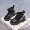 Botas Martin para Niños 2026 Nuevo Estilo Otoño/Invierno Botas Individuales para Niñas Pequeñas, Botas de Encaje de Princesa para Niñas, Botas hasta la Pantorrilla para Bebés Niñas