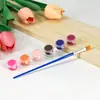 Pigmento acrílico infantil de 2ML 12 cores 6 cores conjunto 6 unidos estudantes arte desenho grafite diy gesso tinta tira