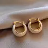 Pendientes de Hebilla Caída Estilo Maillard Vintage Diseño de Nicho Sentido de la Moda Joyería para Orejas de Esmalte de Lujo Ligero para Mujer