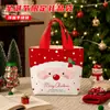 Sacola de Presente de Natal Embalagem de Maçã da Véspera de Natal Caixa de Presente Papai Noel Acompanhando Sacola Tote de Presente Nova Sacola de Presente