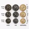Cabeza de León Metal Tejido a Mano Moda y Exquisito Traje de Ropa de Lana Abrigo Exterior Cortavientos Botones Botones