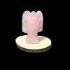 Cristal Natural Piedra Cruda Figura de Ángel Volador Talla Artesanal Decoración del Hogar Guardián del Amor Venta Directa de Fábrica
