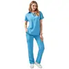 Conjunto de Ropa de Trabajo Médica, Uniforme Médico de Enfermería, Ropa de Trabajo para Mujer, Pantalones Deportivos, Uniforme Quirúrgico para Doctor, Spa, Salón