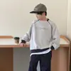 Sudadera para niño primavera y otoño 2026 estilo nuevo, top deportivo casual elegante para niños mayores, ropa de otoño moderna y genial para niños