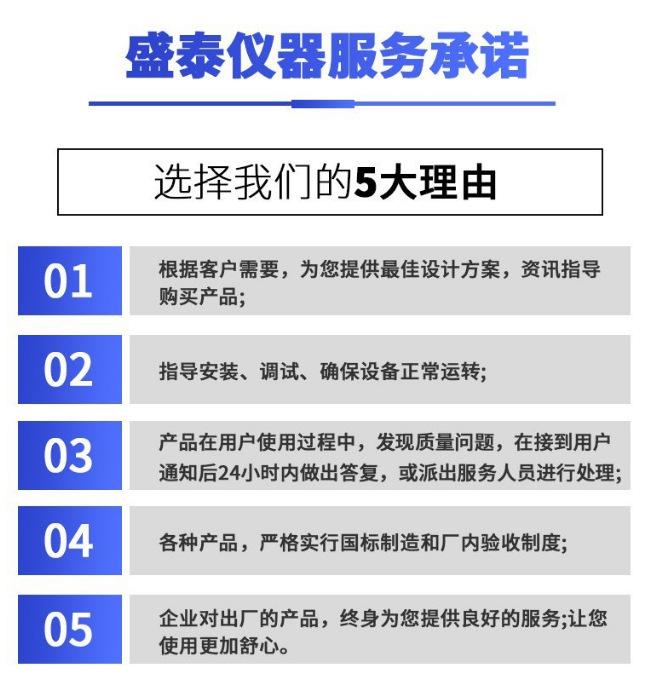 我们的服务承诺