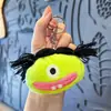Boca Grande Alienígena Trança Estranho Pingente de Pelúcia Feio Fofo Chaveiro Acessórios Pingente Fofo Máquina de Bebê Atacado