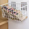Prateleira de Metal para Armazenamento com Adesivo Sem Marcação, Sem Furos, Cesta de Arame para Armazenamento Montada na Parede para Banheiro, Vaso Sanitário e Cozinha