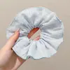 Goma de Pelo Oversize de Zhao Lusi para Mujer, Lazo de Pelo Retro de Gama Alta para Otoño e Invierno, Cuerda para el Pelo Floral de Estilo Perezoso