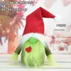 Adornos Transfronterizos de Navidad Rojos Amor Grinch Muñeco sin Rostro Duende Enano Muñeco Decoración