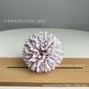 Cabeza de flor de bola transfronteriza, simulación de boda, flor de tenis de mesa, decoración de crisantemo, flor falsa, arreglo floral de mesa, fábrica de flores suaves