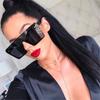Moda Europea y Americana Gafas de Sol para Hombre Retro Montura Grande Gafas de Sol de una Pieza Gafas de Sol para Mujer Combinan con Todo Gafas de Sol de Clavo de Arroz