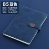 Bloc de notas con hebilla de patrón de ventana, bloc de notas para reuniones de trabajo, bloc de notas para oficina de negocios, logotipo personalizado al por mayor, exportación transfronteriza