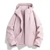 Jaqueta de Exterior Masculina e Feminina Mesmo Estilo À Prova de Vento Camada Única Montanhismo Esqui Ciclismo Caminhada Roupa Externa Impressão de Logo