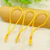 Cuerda de Cáñamo de 11 cm Cabeza de Cuerda de Tres Anillos Fina Llavero de Alta Calidad Colgante para Coche Accesorios Borla Cordón Listo para la Venta