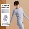 Ropa interior térmica gruesa de invierno de algodón puro de 280 g con forro polar, conjunto de top y pantalón largo de algodón para pareja, hombres y mujeres