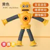 Robot Jirafa Ventosa Juguete Telescópico Tubo Elástico Luminoso Variado Dibujos Animados para Niños Juguetes Educativos Creativos