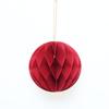 Árbol de Navidad Colgante Pequeño Estilo Ins Mini Colgante de Bola de Panal de Papel Diseño de Ventana Decoración DIY Bola de Panal de Navidad