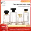 Venda por atacado frasco de vidro de perfume 100ml baioneta garrafa hexagonal toner spray fino frasco hexagonal frasco vazio frasco hexagonal