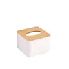 Tapa de Madera Caja de Pañuelos Transfronteriza Caja de Pañuelos para el Hogar Sala de Estar Caja de Pañuelos Restaurante Hotel Caja de Almacenamiento Regalo Publicitario Logo