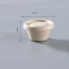 Vaso de prueba de pulpa biodegradable Vaso de salsa de bagazo de 2 oz Vaso de helado de 4 oz Caja de salsa desechable