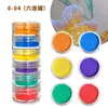 Polvo Perlado de 6 Colores Transfronterizo Mermaid Painting Glitter Pegamento de Cristal Molde de Silicona Material Polvo de Mica