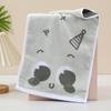 Toalla Infantil Linda de Dibujos Animados con Ojos Grandes de Fibra de Bambú Absorbente para la Cara Toalla Facial para Niños y Niñas de Guardería Venta al por Mayor