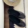Zapatos Planos de Piel de Oveja Cristal para Mujer, Nuevo Modelo de Otoño, Piel Genuina con Forro de Terciopelo, Zapatos Cómodos de Tacón Bajo para Mujer, Talla 40