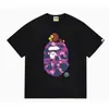 24 Tendencia Caliente de Verano en Línea: Camiseta bAPe Cabeza de Mono, Diseño Camuflaje, Camiseta Unisex de Manga Corta con Cuello Redondo