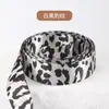 Cadarço Plano Largo de Nova Personalidade com Estampa de Leopardo Renda Cadarço Estampa de Leopardo Sapatos Brancos Tênis Faixa de Sapato de Cetim Largura 2cm