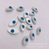 Ojo de Caballo Fritillaria Gota de Aceite Concha Blanca Perla Concha Blanca Ojo de Caballo Doble Cara Accesorios para Joyería DIY