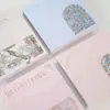 Joytop Yemoo Iris Manor - Nota Adhesiva Simple Estilo Ins Nota de Mensaje de Gama Alta