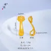 Puzuo Color Fuerte Duradero Arena Dorada Accesorios DIY para Paz, Salud y Buena Fortuna: Colgantes de Cerdo, Hoja y Calabaza para Collares y Colgantes
