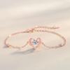 Pulsera Original de Plata de Ley 925 Ala Guardiana para Mujer Corazón con Alas de Ángel Estilo Celebridad de Internet ins Amor Mano Joyería al por Mayor