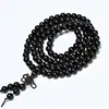 Pulsera de Cuentas de Sándalo Negro Buda 6-8mm Sándalo Morado Estilo Pareja Pulsera Joyería 108 Cuentas de Oración Fabricante