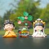 Koi Botella de Buena Suerte Adornos de Loto para Coche Adornos Creativos para Decoración de Coche Decoración Combinada para Consola de Coche a Juego