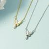 Niche Design Shell Borboleta Colar Clavícula Cadeia Feminina Novo Simples Elegante Cyber Popular Moda Jóias Neckband Neckchain